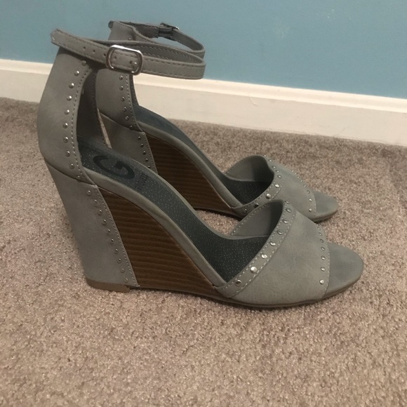 G by Guess Shoes - G by Guess 6.5 studded Wedge heel Sandal
